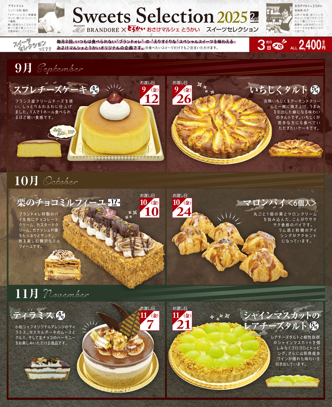 おさけマルシェ とうかい　スイーツセレクション2025 2nd